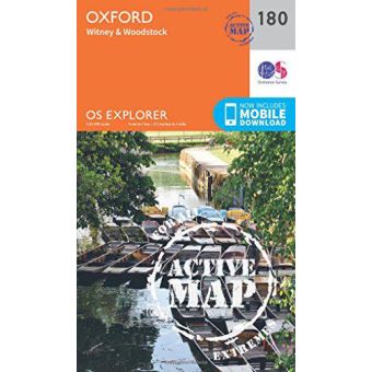 OS Explorer Map Active (180) Oxford, Witney and Woodstock (OS Explorer ...