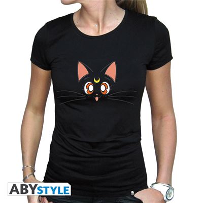 T-Shirt Sailor Moon - Luna Femme Taille M