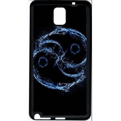 Coque samsung note 3 yin yang eau water