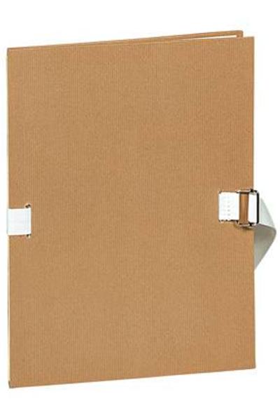 Chemise Exacompta Dossier Extensible Papier Kraft Grège