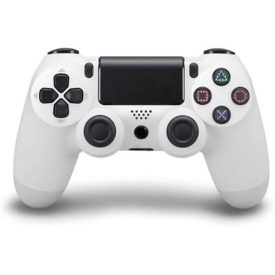 Manette générique pour PS4 Sans Fil Bluetooth Double Shock Ork - Blanc