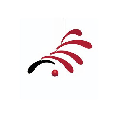 Mobile Flowing Rythm Red 170