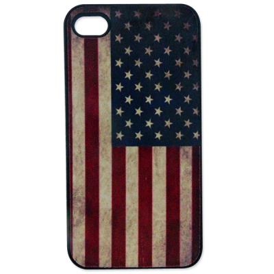 Protection iphone 4 drapeau américain vieille