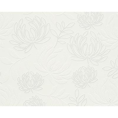 Papier peint EXP SANTA CLARA BLANC ARGENT Lot de 12