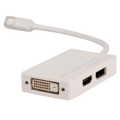 Valueline vlmp37460w0.20 adaptateur multiple mini displayport vers dvi dp hdmi 0,20 m blanc