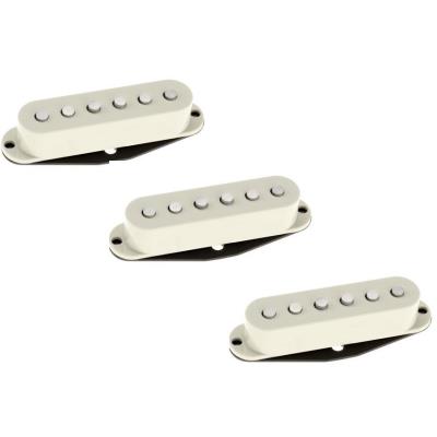 Accessoires guitares DIMARZIO DM2001-AW 3 CAPOTS BLANCS VIEILLIS DE MICRO TYPE STRAT Pièces détachées