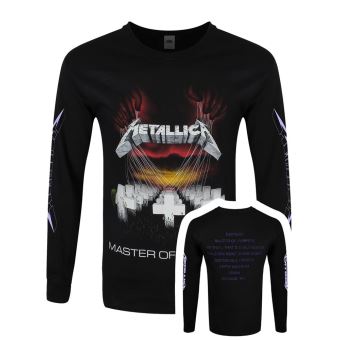 Metallica T-Shirt à manches longues Master Of Puppets Homme Noir - Taille S - 1
