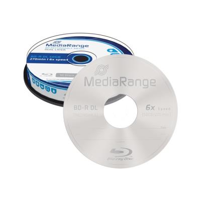 MediaRange - BD-R DL x 10 - 50 GB - opslagmedia