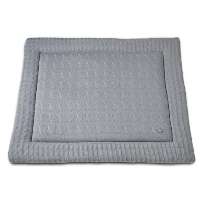 baby's only - tapis de jeu cable uni gris (85 x 100 cm) - gris