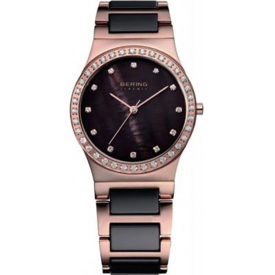 Montre Femme Bering 32435-765 bracelet céramique et acier