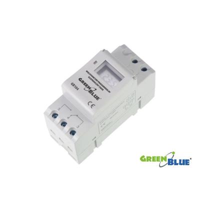 Greenblue gb104 panneau sur rail din rail minuterie numérique horaire hebdomadaire din 16a le minuteur numérique pour din 240 pr