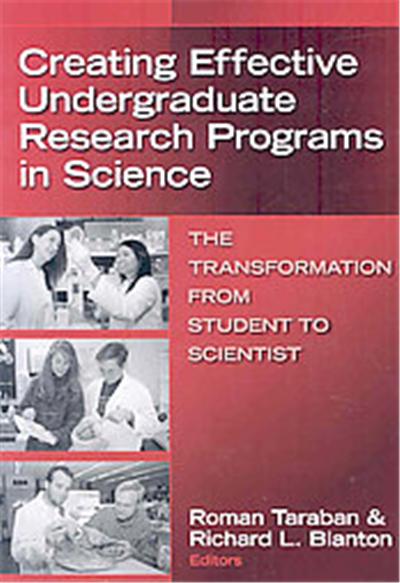 Creating Effective Undergraduate Research Programs In Science