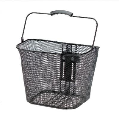 Prophete 6052 panier avant adaptateur guidon mailles serrées compatible fourche suspendue noir