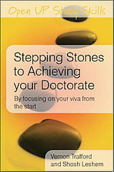 Stepping Stones to Achieving your Doctorate