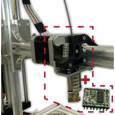 Velleman direct drive extruder pour velleman k8200 k8203