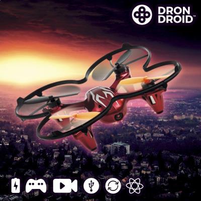 Drone caméra télécommandé avec 4 hélices de rechange, photo video
