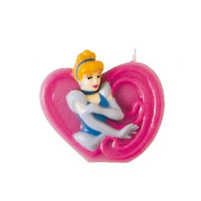 Bougie chiffre 9 Disney Cendrillon