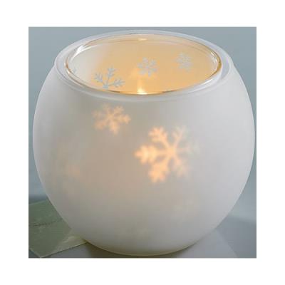 Photophore double paroi ''Cristal de Neige''