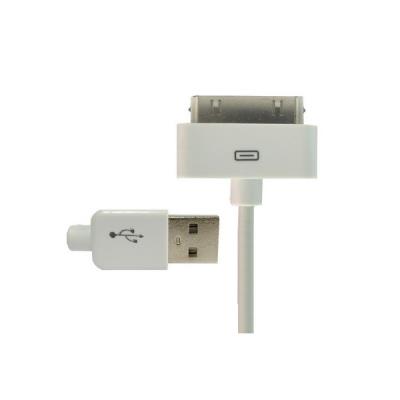 Cable blanc iPhone 3G/3GS et iPhone 4/4S Dock Connector vers USB