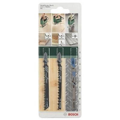 Bosch 2609256741 Lot De 3 Lames De Scie Sauteuse