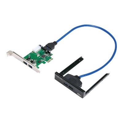LogiLink PCI Express Interface Card 2x USB 3.0 + 2x USB Front LogiLink - USB-adapter - 4 poorten