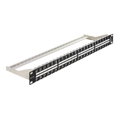 DeLOCK Keystone Patch Panel - tableau de connexions - 1U - 19