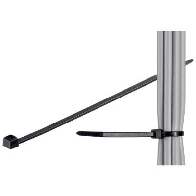 Wentronic serre-câble nylon résistant aux intempéries 150 x 3,5mm noir lot de 100 17070