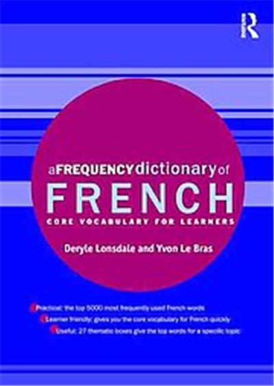 A Frequency Dictionary of French, Routledge Frequency Dictionaries