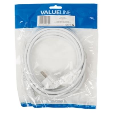 Câble dalimentation schuko mâle coudé - iec-320-c13 3.00 m blanc valueline
