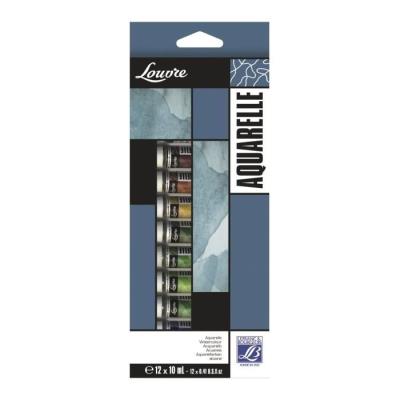 LEFRANC-BOURGEOIS Set Aquarelle Louvre 12*10 ml