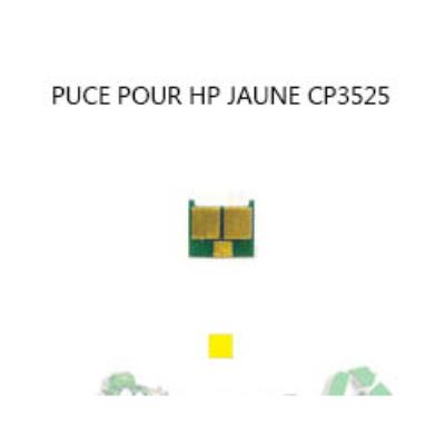 LASER- HP Puce JAUNE Toner LaserJet CP3525