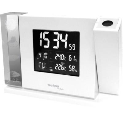 Technoline WT 643 Horloge à Quartz avec Projection 6,2 x 2 x 6,2 cm