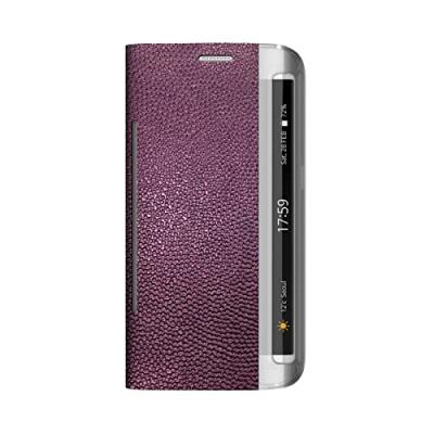 Zenus Platinum Diary Etui pour Samsung Galaxy S6 Edge SM-G925F Vin rouge