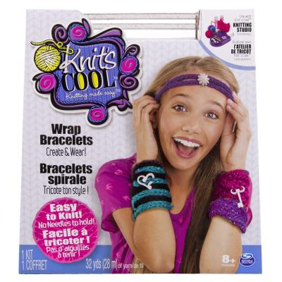 Knits Cool - Kit De Tricot De Bracelets Spirales - 28 Mètres De Fil