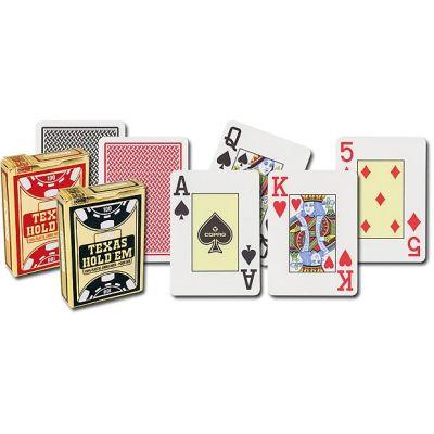 Cartes Copag Texas Hold’Em Jumbo Index 100 Plastique