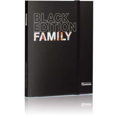 Bloc-notes A5 ''My Personal Compenion'' - ''Black Edition'' Family
