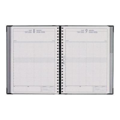 Quo Vadis Time 29 Bloc calendrier 1 jour par page A4 papier blanc disponible dans différentes couleurs tissu
