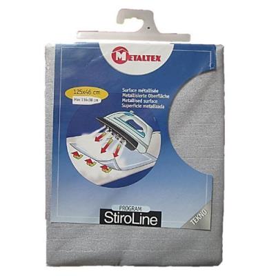 Metaltex 41831010080 pm tekno housse de repassage tissu argenté 125 x 46 cm