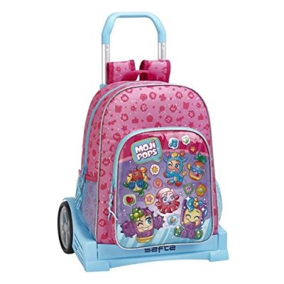 MojiPops Sac à Dos Ergonomique avec Chariot Safta Evolution