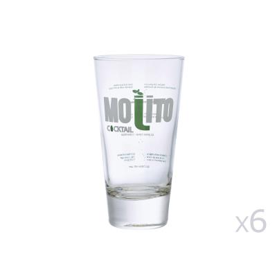 Verre longdrink en verre Mojito 32 cl - Set de 6 STOCKHOLM DÃ?COR