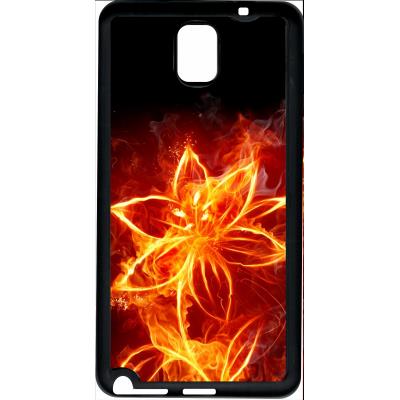 Coque samsung note 3 fleur en feu fire flowers