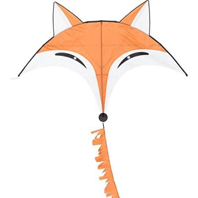 Invento 105100 - Fox Kite Enfants Dragon Einleiner, À Partir De 8 Ans, 110 X 145 Cm Et 3.5 M Franse Queue Ripstop Polyester 2-4