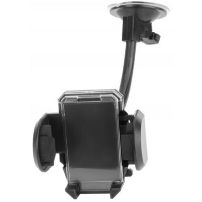 xqisit support voiture col de cygne universel - noir multi