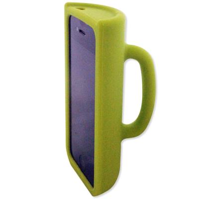 Protection pour iphone 4 et 4s en forme de tasse avec anse rose