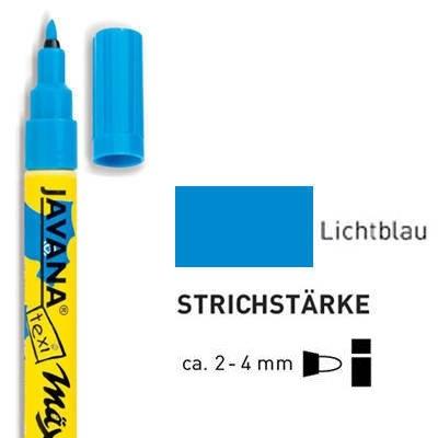 C.kreul textilmarker javana texi m?x medium, lichtblau 90767