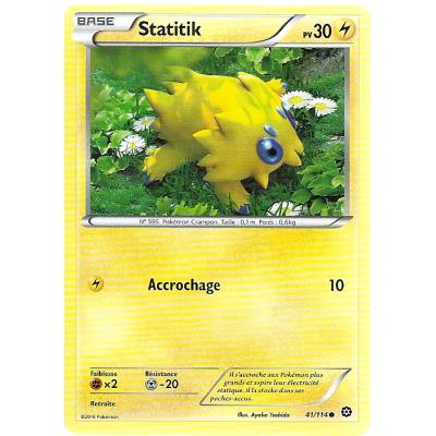 Acheter Carte Pokemon - XY11- Offensive vapeur - Statitik - PV 30 - 41/114 - Commune - VF - 16,00 € Carte Pokemon - XY11- Offensive vapeur - Statitik - PV 30 - 41/114 - Commune - VF - Asmodee reconditionné disponible sur Fnac