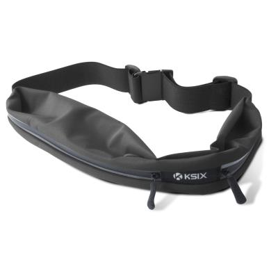 KSIX Smartphones Ceinture De Sport Avec 2 Pockets Pour Smartphones Jusqu'à 6 Pouces Noir