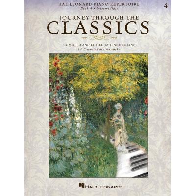 Partitions classique HAL LEONARD JOURNEY THROUGH THE CLASSICS 4 INTERMEDIATE - PIANO SOLO Piano