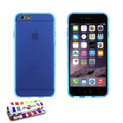Coque Souple Ultra-Slim Le Glossy Hybrid Bleu pour APPLE IPHONE 6S PLUS