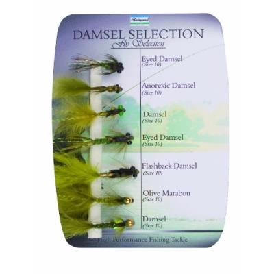 Shakespeare n° 7 mouches de pêche damsel assorties